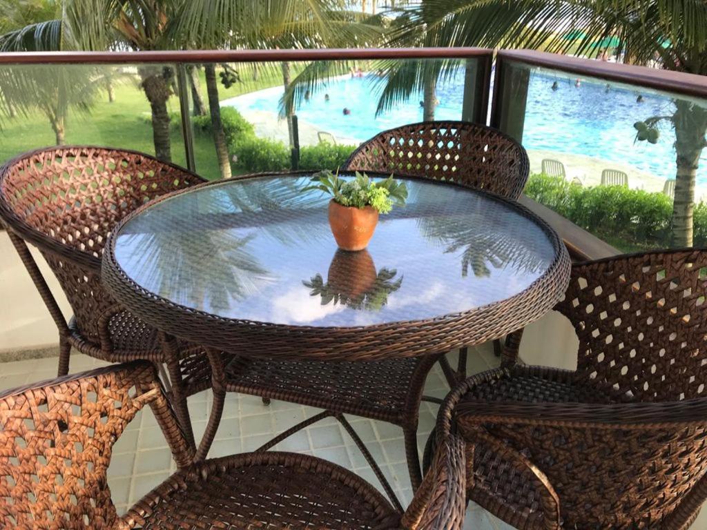 Pôrto das Galinhas Ancorar 1205-Beira-Mar:Vista Para O Mar E Piscina! מראה חיצוני תמונה