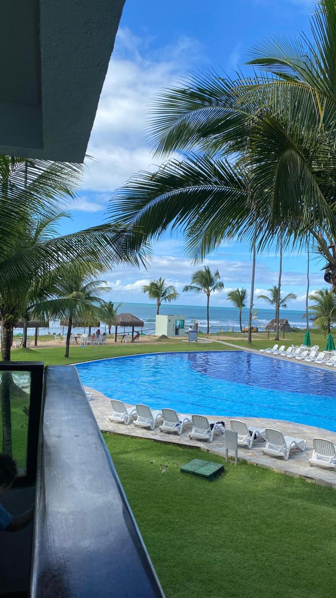 Pôrto das Galinhas Ancorar 1205-Beira-Mar:Vista Para O Mar E Piscina! מראה חיצוני תמונה